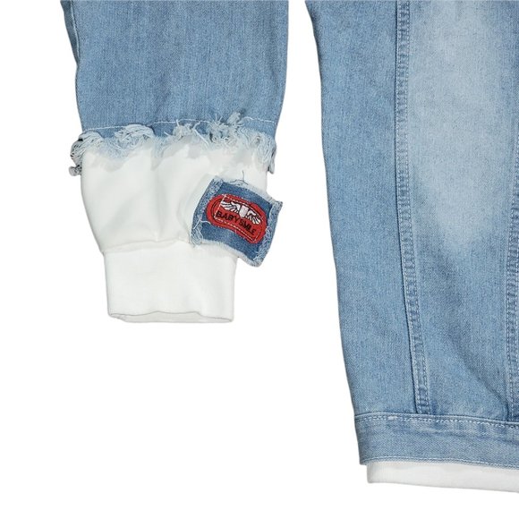 Roffatide Anime My Hero Academia Shoto Todoroki Denim Jacket (Size 2XL) - Picture 2 of 11